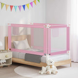 Vidaxl Bettdiagramm Kleinkind 150x25 cm Stoff rosa