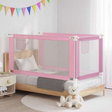 Vidaxl Bettdiagramm Kleinkind 160x25 cm Stoff rosa