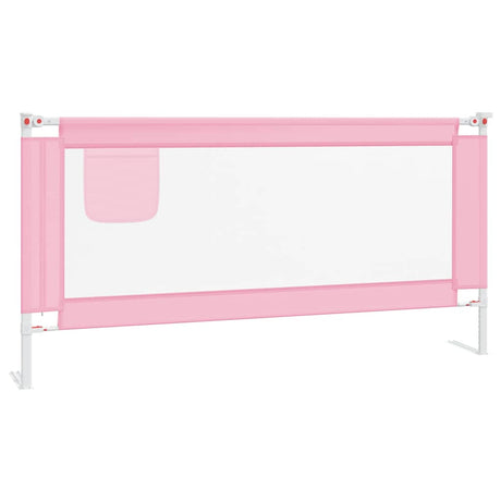 Vidaxl Bettdiagramm Kleinkind 180x25 cm Stoff rosa