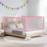 Vidaxl Bettdiagramm Kleinkind 200x25 cm Stoff rosa