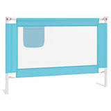 Vidaxl Bedhek Kleinkind 100x25 cm Stoff blau