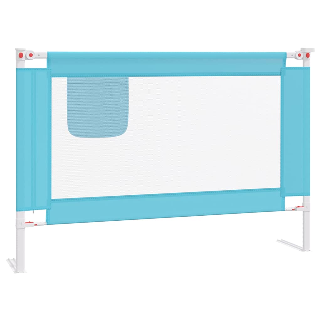 Vidaxl Bedhek Kleinkind 100x25 cm Stoff blau