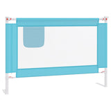 Vidaxl Bedhek Kleinkind 100x25 cm Stoff blau