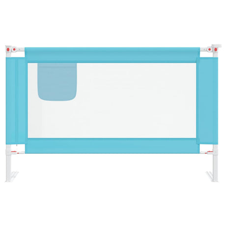 Vidaxl Bedhek Kleinkind 120x25 cm Stoff blau