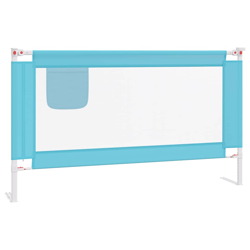 Vidaxl Bettdiagramm Kleinkind 140x25 cm Stoff blau