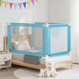 Vidaxl Bettdiagramm Kleinkind 140x25 cm Stoff blau