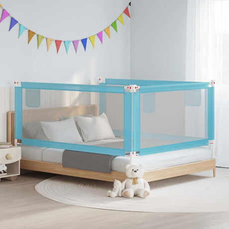 Vidaxl Bettdiagramm Kleinkind 190x25 cm Stoff blau