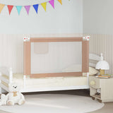 VIDAXL -BED -Diagramm Kleinkind 120x25 cm Stofftaupe