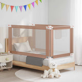 Vidaxl Bedhek Kleinkind 140x25 cm Stofftaupe