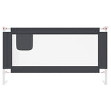 Vidaxl Bedhek Kleinkind 160x25 cm Stoff dunkelgrau