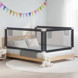Vidaxl Bettdiagramm Kleinkind 200x25 cm Stoff dunkelgrau