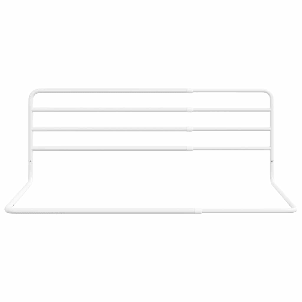 Vidaxl Bedhek Kleinkind (76-137) x55 cm Eisenweiß
