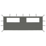 VIDAXL -Präparatwand mit Windamen 6x2 m Antracite -Kleidung