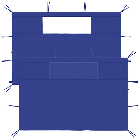 Vidaxl Lobwände mit Windows 2 St Blau