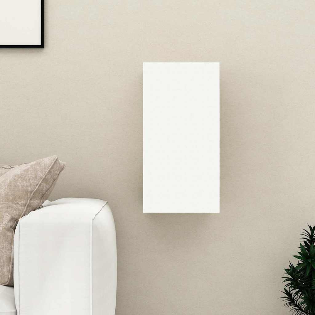 Vidaxl tv-meubel 30,5x30x60 cm bewerkt hout wit en sonoma eikenkleurig