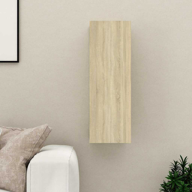Vidaxl tv-meubel 30,5x30x90 cm bewerkt hout sonoma eikenkleurig