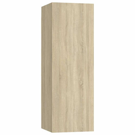 Vidaxl tv-meubels 2 st 30,5x30x90 cm bewerkt hout sonoma eikenkleurig