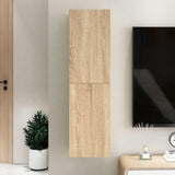 Vidaxl tv-meubel 30,5x30x110 cm bewerkt hout sonoma eikenkleurig