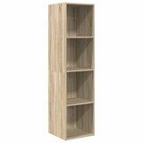 Vidaxl tv-wandmeubel 37x37x142,5 cm bewerkt hout sonoma eikenkleurig