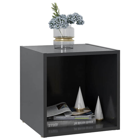 Vidaxl tv-meubelen 2 st 37x35x37 cm bewerkt hout grijs
