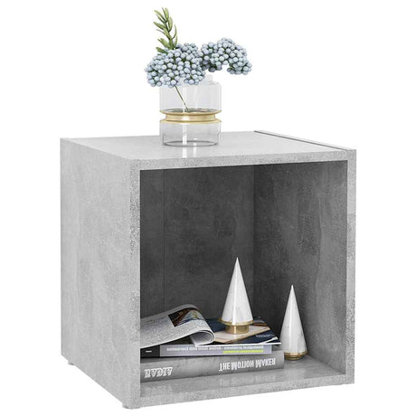 Vidaxl tv-meubelen 2 st 37x35x37 cm bewerkt hout betongrijs