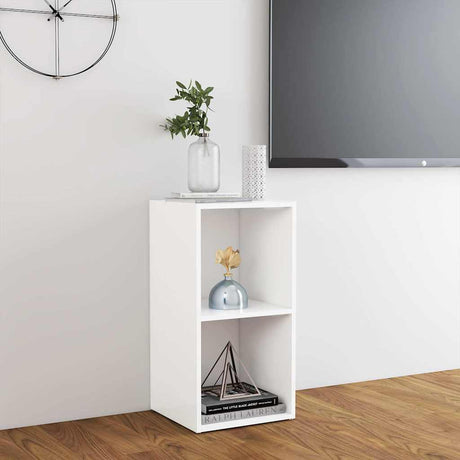 Vidaxl tv-meubel 72x35x36,5 cm bewerkt hout wit