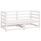 Vidaxl tuinhoekbanken 2 st massief grenenhout wit