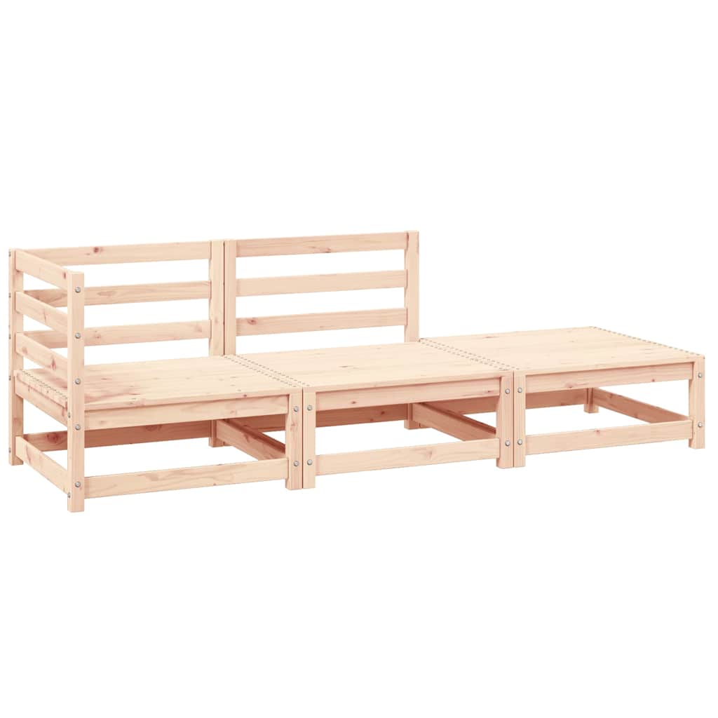 Vidaxl 3-delige loungeset massief grenenhout