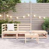 Vidaxl 3-delige loungeset massief grenenhout