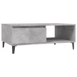 Vidaxl salontafel 90x60x35 cm bewerkt hout betongrijs