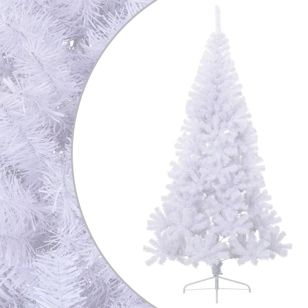 Vidaxl Kunstkerstboom mit Standardhälften 210 cm PVC Green