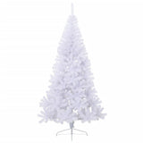 Vidaxl Kunstkerstboom mit Standardhälften 210 cm PVC Green