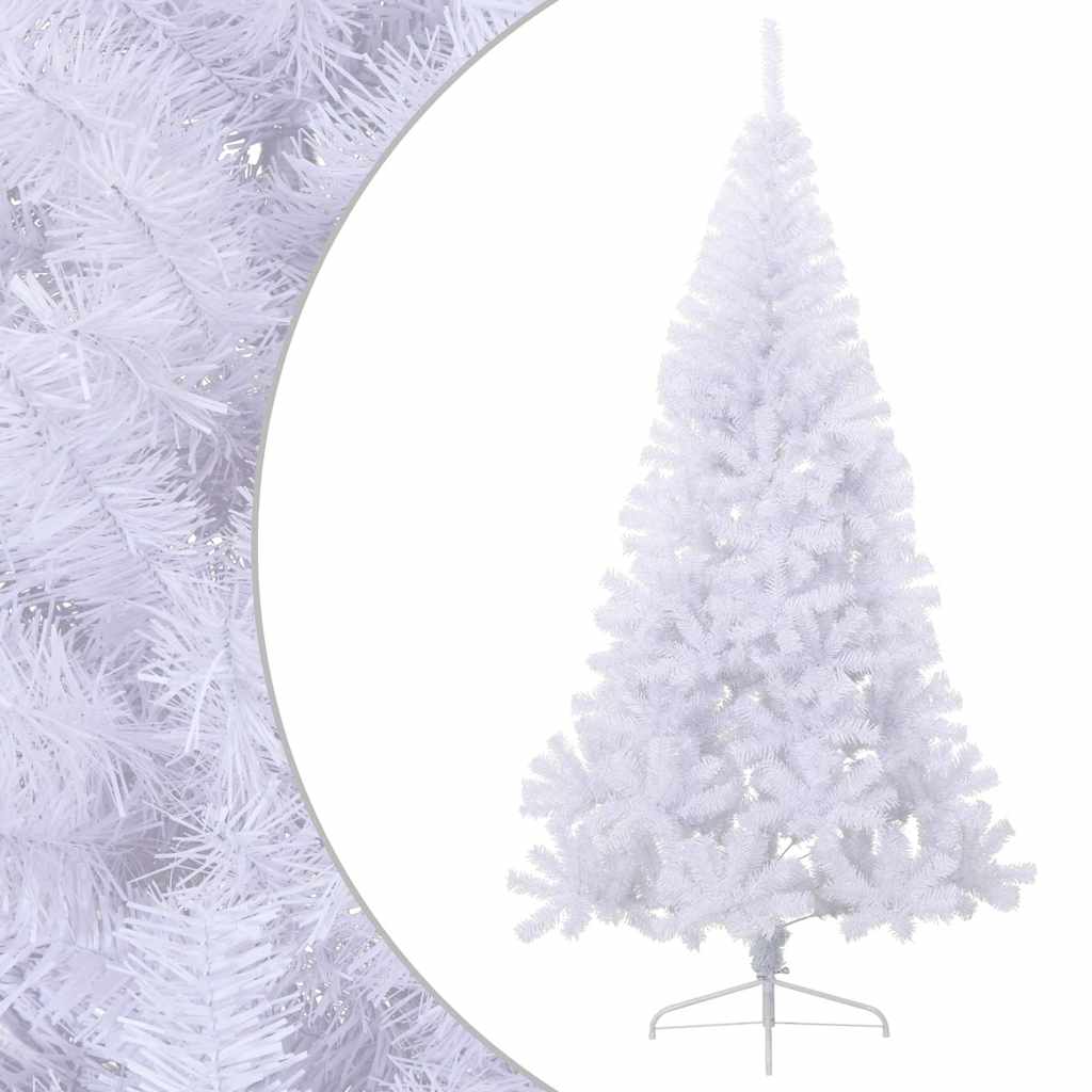 Vidaxl KunstKerstboom mit Standardhälfte 240 cm PVC Green