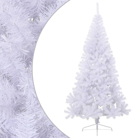 Vidaxl KunstKerstboom mit Standardhälfte 240 cm PVC Green