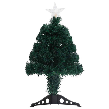 Vidaxx vorbeleuchteter Weihnachtsbaum mit Ständer und LED 64 cm Glasfaser
