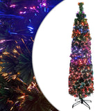 Vidaxl Kunstkerstboom mit Standard -Schmalzehörer -Glasfaser -Optik