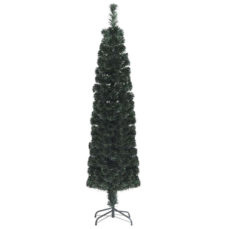 Vidaxl Kunstkerstboom mit Standard -Schmalzehörer -Glasfaser -Optik