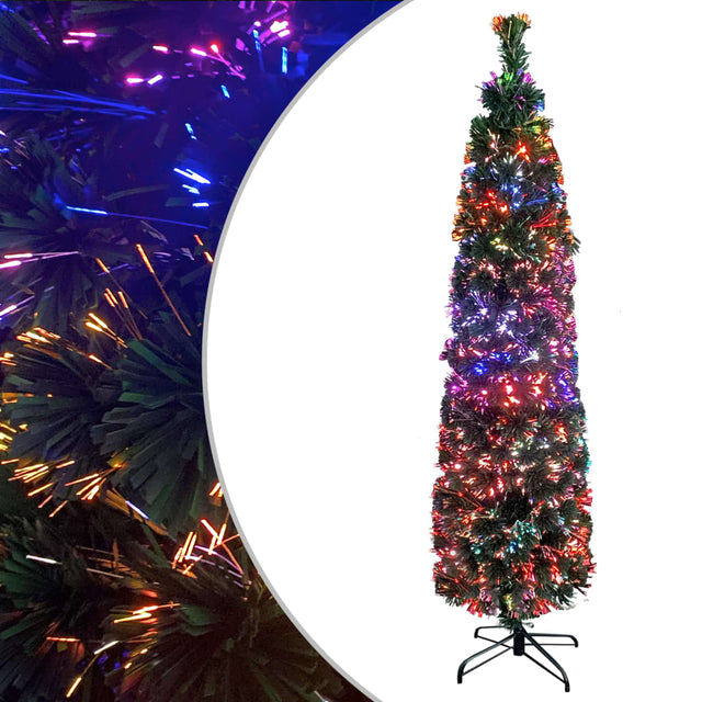 Vidaxx künstlicher Weihnachtsbaum mit standardmäßig schmalem 180 cm Fiberglas
