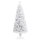 Vidaxl Kunstkerstboom mit Beleuchtung 240 cm Faserweiß