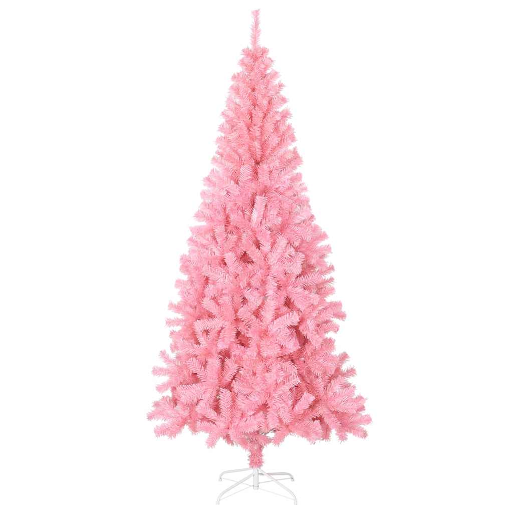 VIDAXL KUNSTKERSTBOOM mit Standard 240 cm PVC Pink