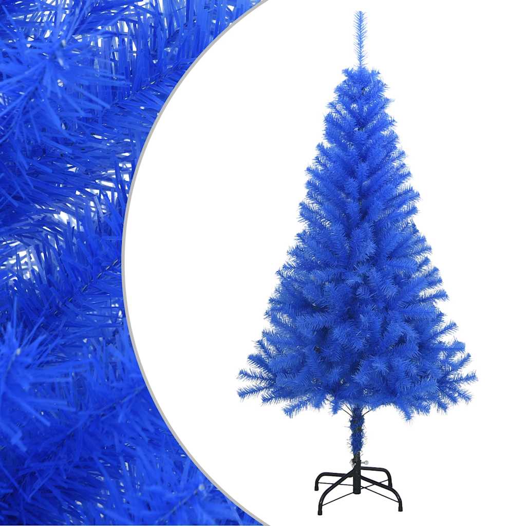 Vidaxl Kunstkerstboom mit Standard 120 cm PVC Blau