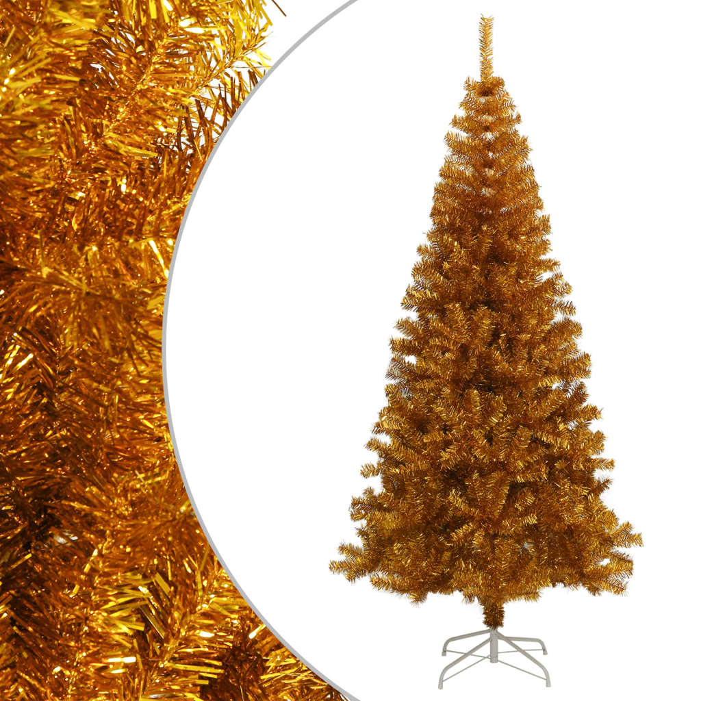 Vidaxl Kunstkerstboom mit Standard 240 cm goldfarben
