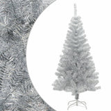 Vidaxl Kunstkerstboom mit Standard -120 -cm -Kappe silberfarben