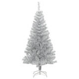 Vidaxl Kunstkerstboom mit Standard -120 -cm -Kappe silberfarben