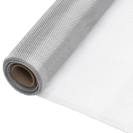 VidaXL-Netz 100x2000 cm Aluminium silberfarben