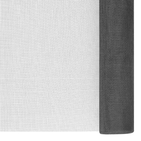 VidaXL-Netz 112x2000 cm Fiberglas schwarz