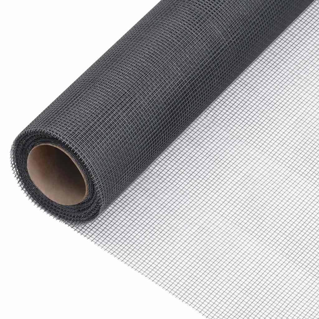 Vidaxl Mesh 100x1000 cm Glasfasergrau