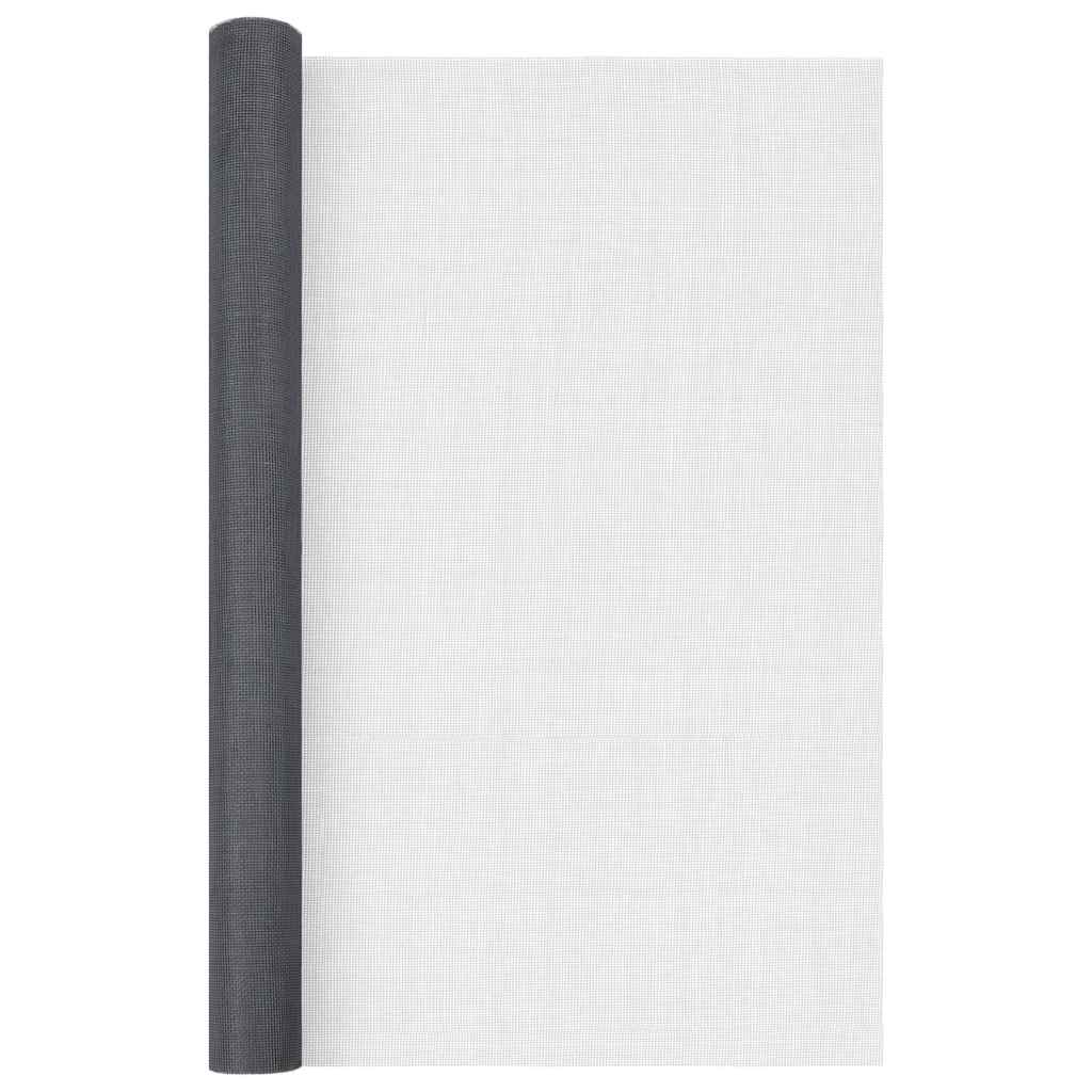 Vidaxl Mesh 100x1000 cm Glasfasergrau