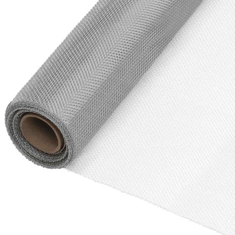 Vidaxx Netz 60x1000 cm Edelstahl silberfarben