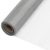 VIDAXL MESH 60x2000 cm Edelstahl Silberfarbe